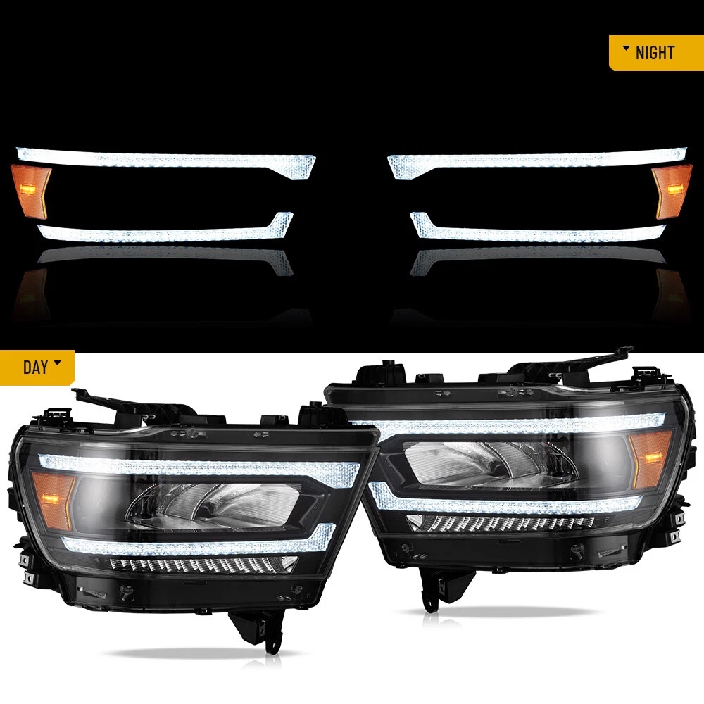 Headlights For 2019 - 2021 Dodge Ram 1500 - Image 5