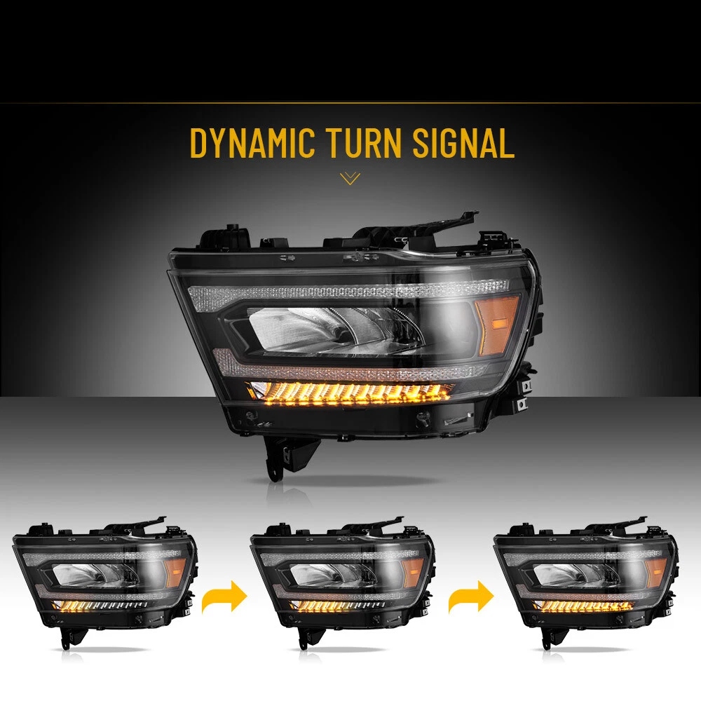 Headlights For 2019 - 2021 Dodge Ram 1500 - Image 6