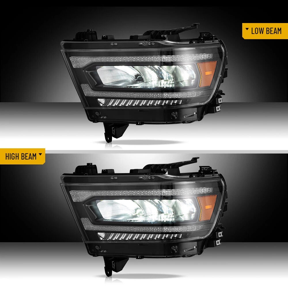 Headlights For 2019 - 2021 Dodge Ram 1500 - Image 8